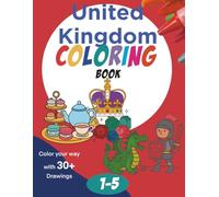 United Kingdom Themed Coloring Book for Toddlers & Pre-schoolers (ENG Edition) for Children (Europe Vol. 1)