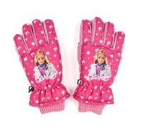 United Labels Barbie - Guantes de esquí infantiles de invierno para niñas, guantes de invierno impermeables y resistentes al viento, guantes cálidos para snowboard y esquí rosa (rosa, 8-10 años)