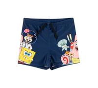 United Labels Bob Esponja bañador Tipo Shorts para niño, Azul, Talla 122/128