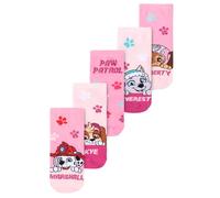 United Labels Calcetines infantiles de la Patrulla Canina para niñas - Skye, Everest, Liberty & Marshall - Calcetines para niños, color rosa (5 unidades), Rosa., 23-26