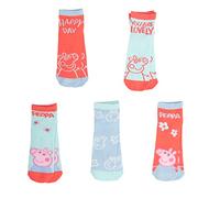 United Labels Calcetines Peppa Pig para niña calcetines de niño para zapatillas calcetines pequeños (pack de 5) (27-30)