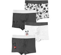 United Labels Calzoncillos Disney Mickey Mouse para niños - Ropa Interior Infantil Boxer Gris (Pack de 4) (DE/NL/SE/PL, numérico, 98, 104, Regular, Gris)