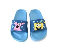 United Labels Chanclas de baño 3D de Bob Esponja para niños - Patrick Bubble - Chanclas de baño para niños, antideslizantes, color azul, azul, 25/26 EU