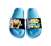 United Labels Chanclas de baño 3D de Bob Esponja para niños - Soak up the Vibes Chanclas de baño para niños, antideslizantes, color azul, azul, 25/26 EU