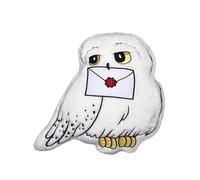 United Labels Cojín decorativo de Harry Potter Hedwig con letra, diseño de búho, color blanco, 40 x 40 cm
