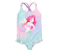 United Labels Disney Arielle - Bañador para niña con volantes, color turquesa, turquesa, 122 cm-128 cm