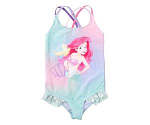 United Labels Disney Arielle - Bañador para niña con volantes, color turquesa, turquesa, 122 cm-128 cm