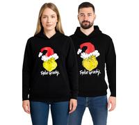 United Labels El Grinch Sudadera con Capucha para Hombres y Mujeres - Sudadera con Capucha Unisex Sudadera Pullover con Capucha Negro (DE/NL/SE/PL, Alfanumérico, M, Regular, Regular, Negro)