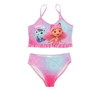United Labels Gabby’s Dollhouse bikini para niña con volantes, rosa/fucsia, talla 122/128