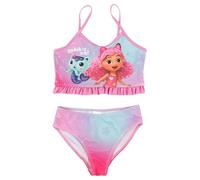 United Labels Gabby’s Dollhouse bikini para niña con volantes, rosa/fucsia, talla 98/104
