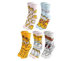 United Labels Garfield - Calcetines para mujer (5 unidades), multicolor, 38-43