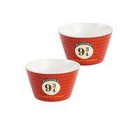 United Labels Harry Potter - Hogwarts Express Platform 9 3/4 - Cuenco de porcelana (500 ml), color rojo