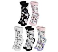 United Labels Hello Kitty Calcetines para mujer - Allover - Calcetines para mujer 38-43 (5 unidades)