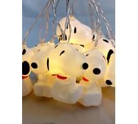 United Labels Los Peanuts Snoopy LED luces de hadas 2m con 10 LEDs blanco cálido a pilas decoración para interior conexión USB-C