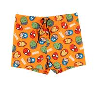 United Labels Marvel The Avengers bañador Tipo Shorts para niño, Naranja, Talla 110/116
