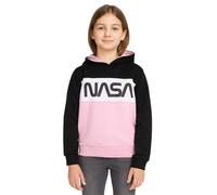 United Labels NASA - Sudadera con capucha para niña, color negro y rosa