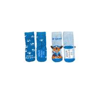 United Labels Paw Patrol 3D ABS Calcetines de peluche para niños - Calcetines de invierno suaves para niños, antideslizantes, calcetines cálidos, color azul (2 unidades), azul, 27-30
