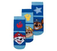 United Labels Paw Patrol Calcetines para niños - Zapatillas para niños, calcetines para niños, color azul (3 unidades), azul, 23-26