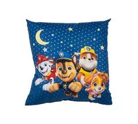 United Labels Paw Patrol Cojín Cojín 40 x 40 cm Azul Cojín Sofá Luna y Estrellas Cojín Decorativo para Fans