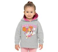 United Labels Paw Patrol Sudadera con Capucha para Niña Gris Skye Born to Fly Sudadera con Capucha para Niños Sudadera con Capucha, gris, 110-116