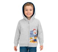 United Labels Paw Patrol Sudadera con Capucha para Niño Gris Team Paw Patrol Sudadera con Cremallera Sudadera con Capucha para Niños, gris, 86-92