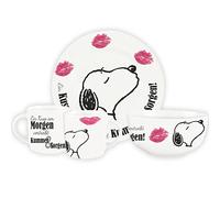 United Labels Peanuts Breakfast Set Snoopy Tableware