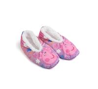 United Labels Peppa Pig Ballerina - Zapatillas de estar por casa para niños, color rosa, 23/26, zapatillas de ABS con botones antideslizantes, forradas