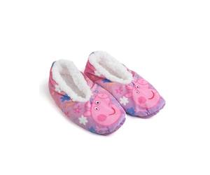 United Labels Peppa Pig Ballerina - Zapatillas de estar por casa para niños, color rosa, 23/26, zapatillas de ABS con botones antideslizantes, forradas