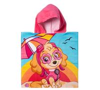United Labels Poncho de baño para niña de la Patrulla Canina, multicolor, 50 x 100 cm, 100% algodón, toalla de baño con capucha, poncho, multicolor, Talla única
