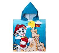 United Labels Poncho de baño para niños de la Patrulla Canina, color azul, 50 x 100 cm, 100% algodón, toalla de baño infantil con capucha, poncho, multicolor, Talla única
