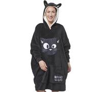 United Labels Ralf Schmitz Hildegard Oversize Cozy Hoodie with Ears for Women - Schmitz Cat Oversized Women Cosy Sweater Fluffy Blanket Sweater Negro
