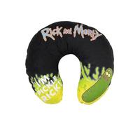 United Labels Rick and Morty Pickle Rick - Cojín cervical de viaje cómodo, diseño de avión, color negro