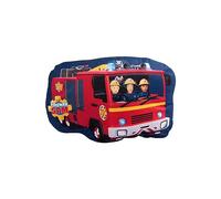 United Labels Sam - Cojín de bombero (37 x 26 cm), color azul y rojo