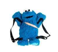 United Labels Sésamo Street - Mochila con diseño de Monstruo de las Galletas (38 cm, 38 cm, peluche azul), azul, 38