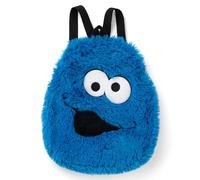 United Labels Sésamo Street - Mochila de peluche (33 x 28 cm, con correas ajustables, peluche), color azul, azul, 33 x 28 cm