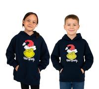 United Labels Sudadera con capucha de El Grinch para niños y niñas - Sudadera infantil con capucha y bolsillo azul, azul, 170-176