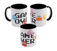 United Labels Taza de café de cerámica de 320 ml, color blanco y negro, de Pac-Man