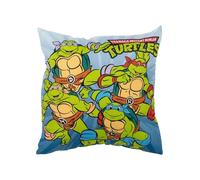 United Labels Teenage Mutant Ninja Turtles - Cojín de peluche decorativo (40 x 40 cm), color azul