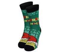 United Labels The Grinch Calcetines Hombre - Merry Grinchmas Zapatillas Calcetines Hombre Verde