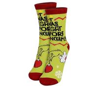 United Labels The Grinch Calcetines Mujer - Twas the night before Grinchmas Zapatillas Mujer Verde