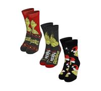 United Labels The Grinch - Calcetines unisex para hombre y mujer (3 unidades), multicolor, 38-43