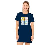 United Labels The Peanuts Snoopy Camisón para Mujer - Pijama Manga Corta Azul, azul, XL