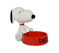 United Labels The Peanuts Snoopy - Cuenco para aperitivos (cerámica, 2 piezas, con figura extraíble, en caja de regalo), color blanco y rojo