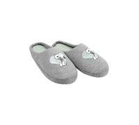 United Labels The Peanuts Snoopy - Pantuflas para mujer, diseño de flores, color gris, gris, 41/42 EU