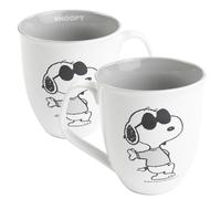 United Labels The Peanuts Snoopy - Taza de café (280 ml), color gris y blanco