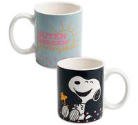 United Labels The Peanuts Snoopy Taza mágica - Buenos días sol taza de café cerámica cambiacolor 320 ml