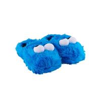 United Labels Zapatillas Barrio Sésamo - Cookie Monster 3D Zapatillas de felpa Cookie Monster Azul (Azul, EU Shoe Size System, Adults, Men, Numeric (from/to), M, 35, 37)