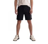 United Legwear & Apparel Europe B.V. Pantalones Cortos Casuales de Forro Polar con Logotipo en Caja para Hombre, Negro, S