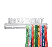 United Medals Marathon Colgador de medallas | Medallero Acero | Medal Holder dispaly Hanger | Medalla Percha - 48 medallas