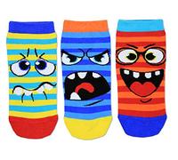 United Oddsocks - 3 calcetines Oddsocks para niños - Caras UK 12-5.5 EUR 30.5-38.5 US 13.5-8